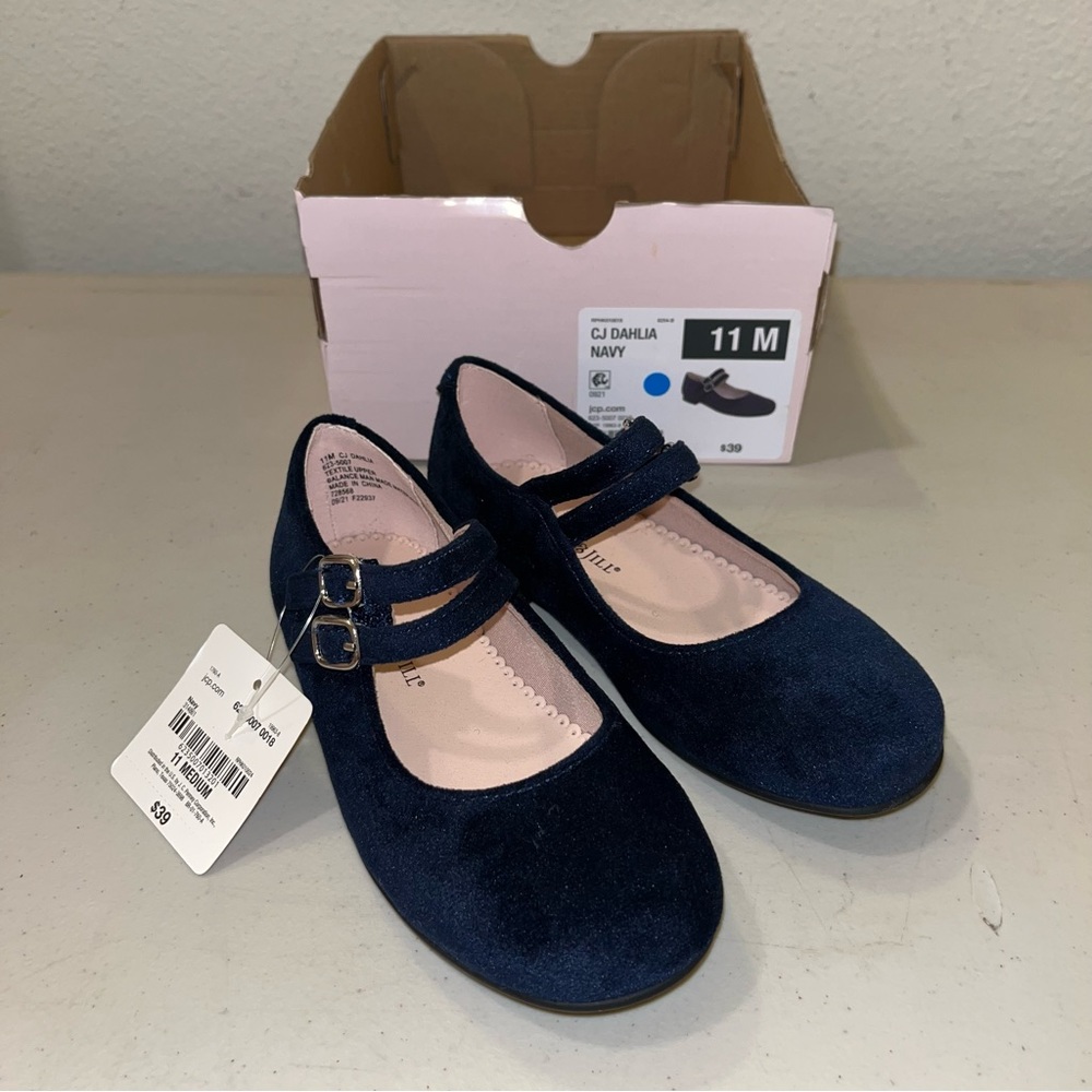 new Christie & Jill Toddler Girls Lil Dahlia Mary Jane Shoes  size 11 retail $39
